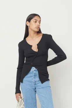 Opera Sport - Claire Seamless Cardigan - Black