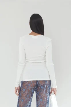 Opera Sport - Claire Seamless Cardigan - White