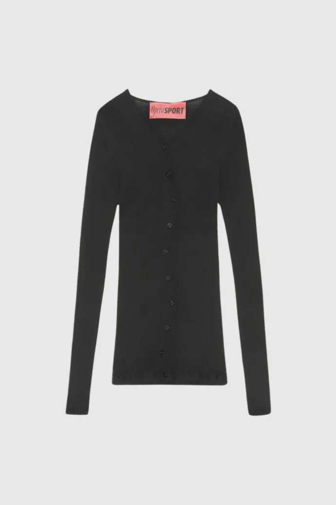Opera Sport - Claire Seamless Cardigan - Black
