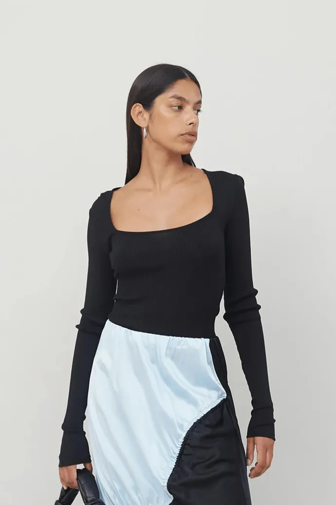 Opera Sport - Rose Seamless Top - Black