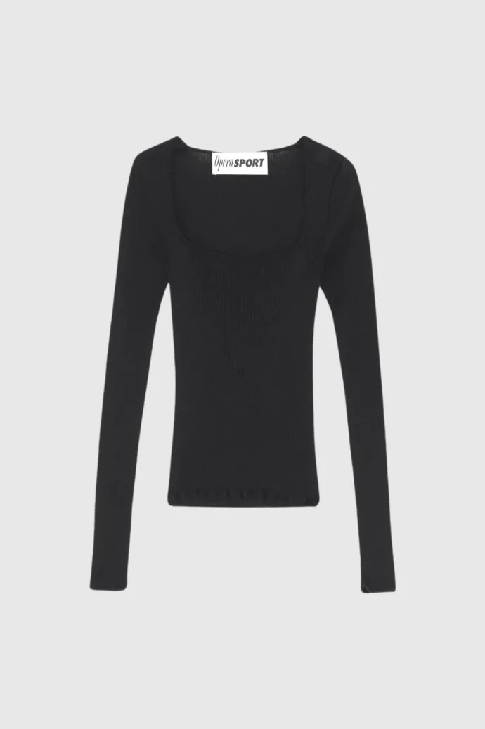 Opera Sport - Rose Seamless Top - Black