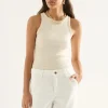 Outland - Paige Tank - Cream