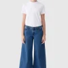 Outland Denim - Cayley Mid Wide Jean - Dusk