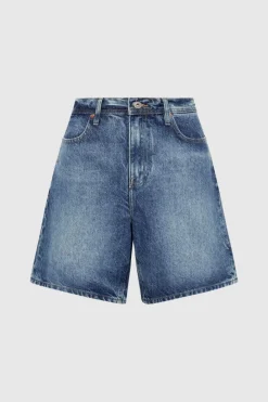 Outland Denim - Harry High Relaxed Short - Aged Blue