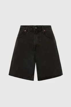 Outland Denim - Harry High Relaxed Short - Aged Black