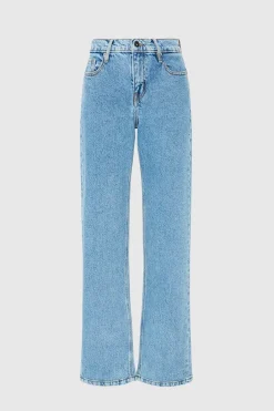 Outland Denim - Ren High Flare Jeans - Ezra Blue
