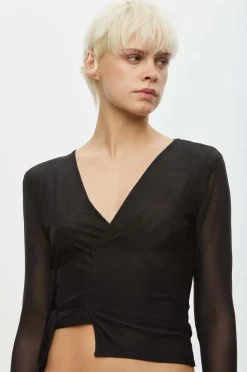 Oval Square - Christy Blouse - Black