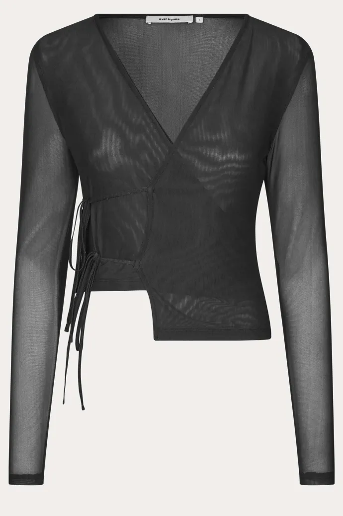 Oval Square - Christy Blouse - Black