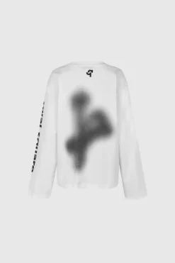 Oval Square - Select Ls Tee - White