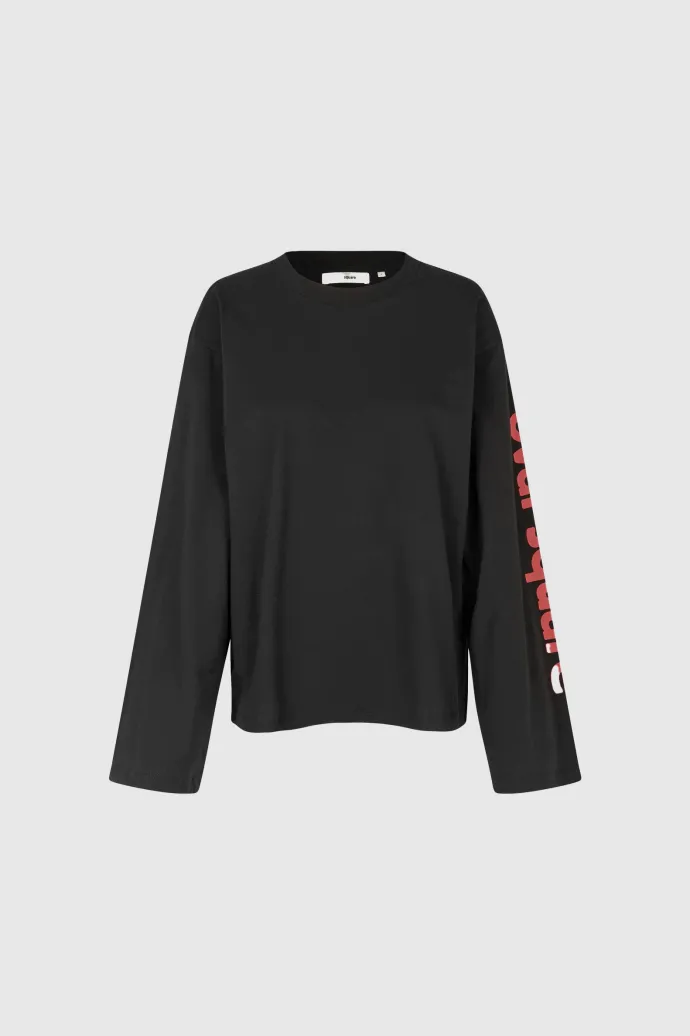 Oval Square - Select Ls Tee - Black