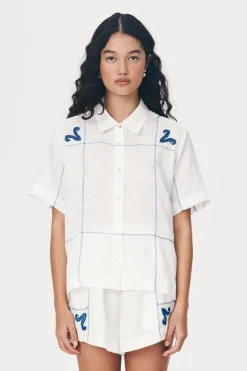 ROWIE - Aries Linen Short -Bone