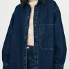 ROWIE - Clancy Oversized Jacket - Classic Indigo