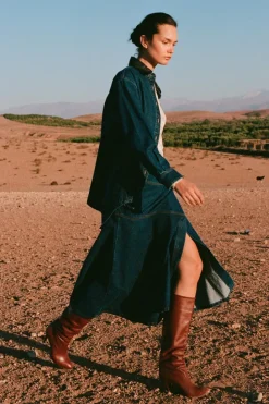 ROWIE - Clancy Oversized Jacket - Classic Indigo