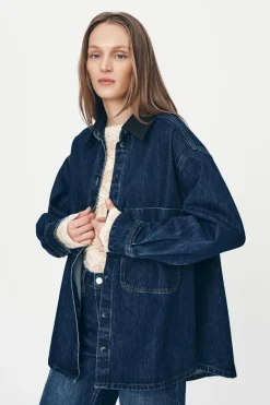 ROWIE - Clancy Oversized Jacket - Classic Indigo