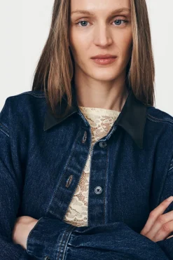 ROWIE - Clancy Oversized Jacket - Classic Indigo