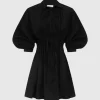 ROWIE - Eden Organic Mini Dress - Noir