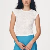 ROWIE - Galo Lace Tee - Bone