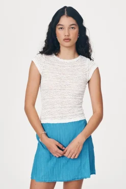 ROWIE - Galo Lace Tee - Bone