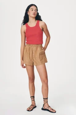 ROWIE - Hubert Knit Tank - Apple Red