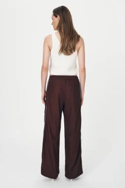 ROWIE - Kaia Linen Straight Pants - Andorra