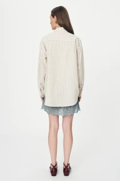 ROWIE - Ramona Stripe Long Sleeve Shirt - Heritage