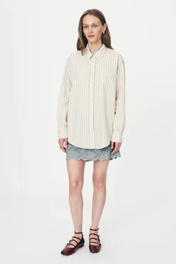 ROWIE - Ramona Stripe Long Sleeve Shirt - Heritage
