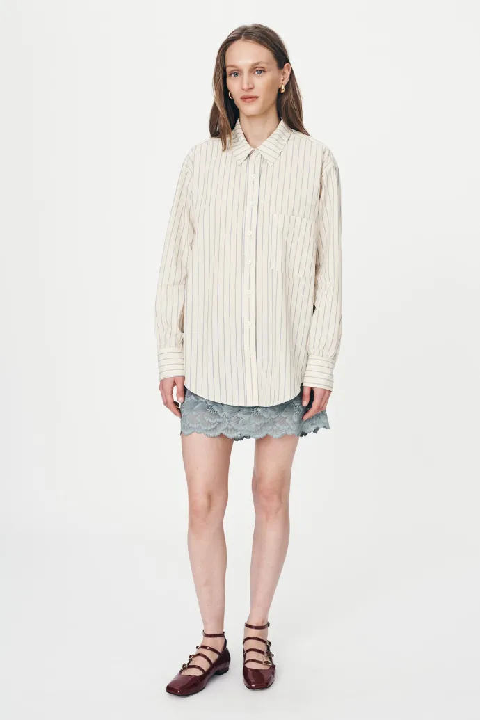 ROWIE - Ramona Stripe Long Sleeve Shirt - Heritage