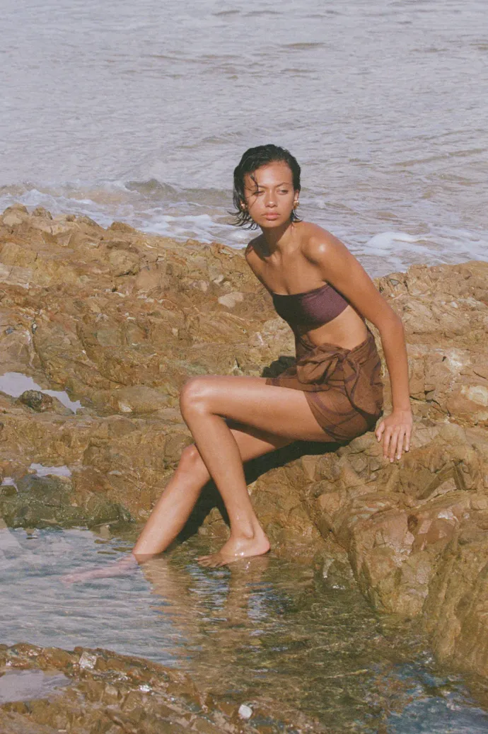 Soleil Soleil - Petite Pareo - Wave Umber