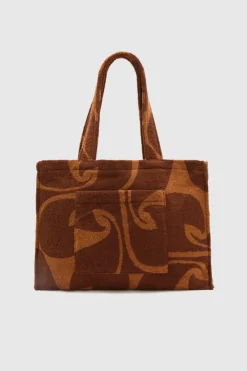 Soleil Soleil - Towelling Beach Bag - Umber