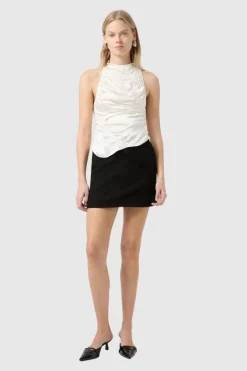 Third Form - Elemental Ruched Top - White