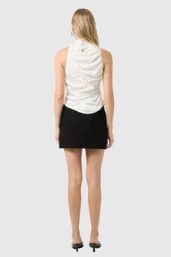 Third Form - Elemental Ruched Top - White