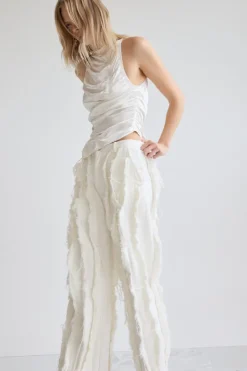 Third Form - Elemental Ruched Top - White