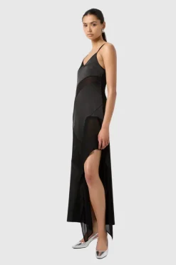 Third Form - Essence Panelled Maxi Dress - Black
