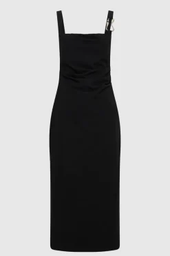 Third Form - Paradigm Tucked Midi Dress - Black