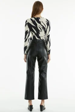 Third Form - Vagabond PU Jean - Black