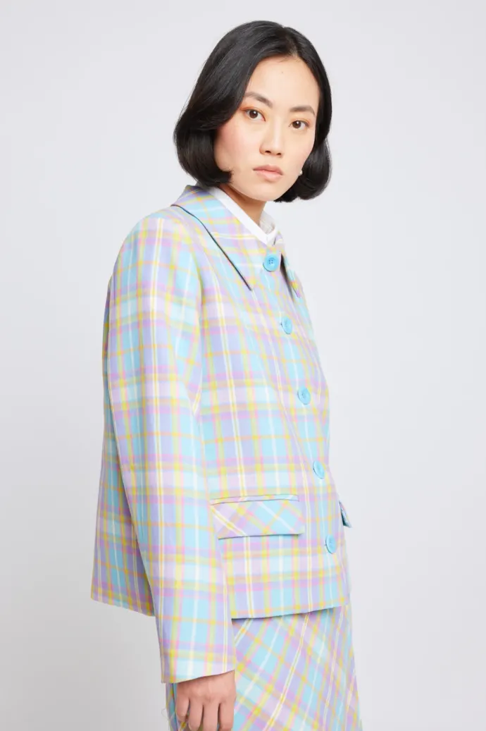 Twenty-Seven Names - Perpetual Motion Jacket - Pastel Check