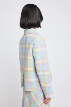 Twenty-Seven Names - Perpetual Motion Jacket - Pastel Check