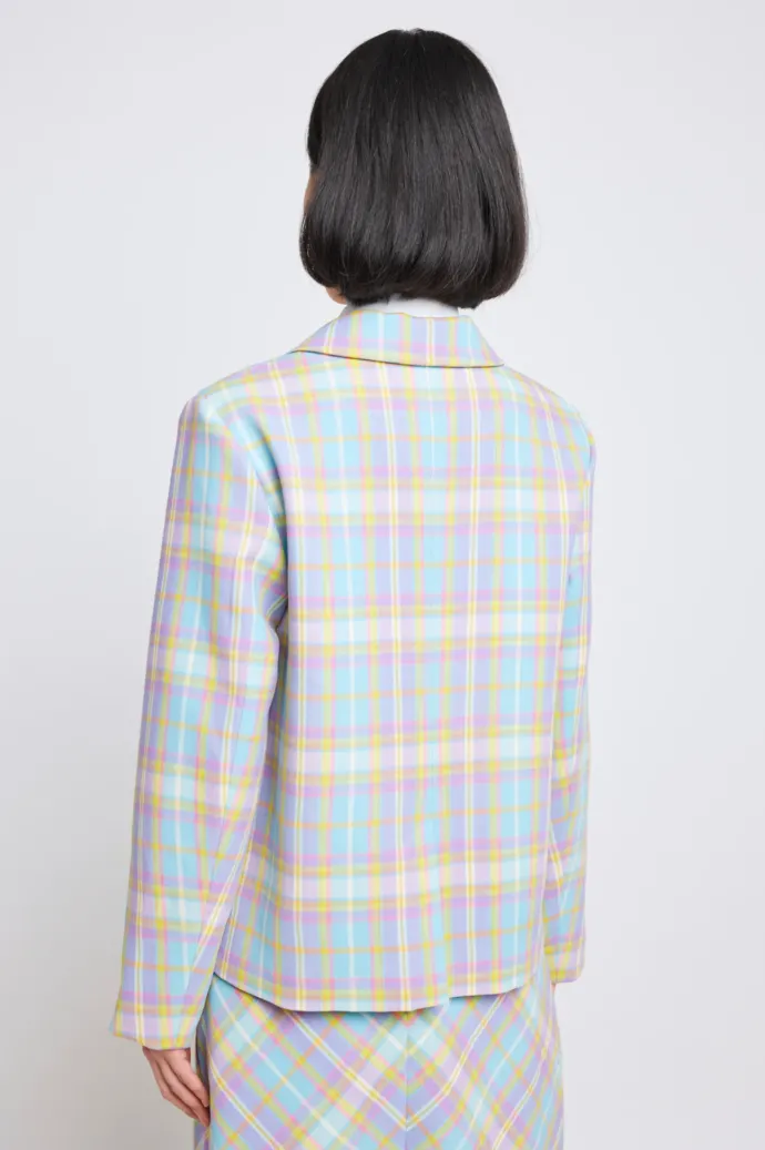 Twenty-Seven Names - Perpetual Motion Jacket - Pastel Check